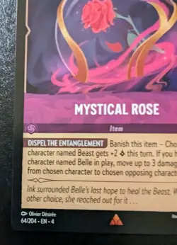 Mystical Rose 64/204 Rare Ursula's Return Disney Lorcana TCG - Image 4