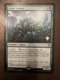 Scute Swarm : MTG / Zendikar Rising Promo #203 / NM - Image 1