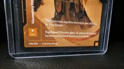 Wonders Of The First: Call Of The Stones “Final Protocol Armor” M 010/402 - Image 3