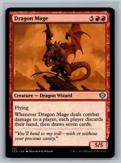 Magic MTG Starter Commander Decks Dragon Mage #132 TCG CCG - Image 1