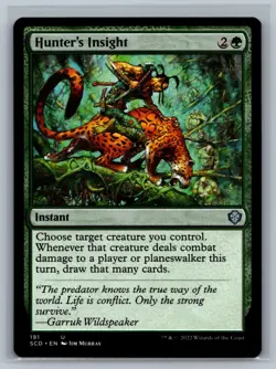 Magic MTG Starter Commander Decks Hunter's Insight #191 TCG CCG - Image 1