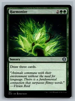 Magic MTG Starter Commander Decks Harmonize #187 TCG CCG - Image 1