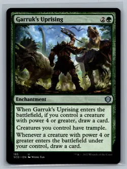 Magic MTG Starter Commander Decks Garruk's Uprising #185 TCG CCG - Image 1