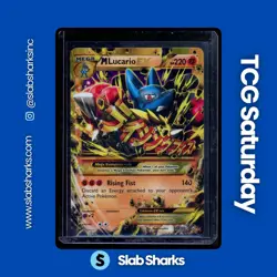 2014 POKEMON XY FURIOUS FISTS #113/111 M LUCARIO EX SECRET RARE - Image 1