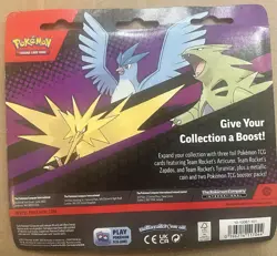 Pokemon TCG Enhanced 2 Pack Blister (Team Rocket's Articuno, Zapdos, Tyranitar) - Image 2