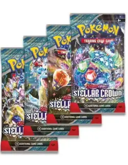 Pokemon TCG: Scarlet and Violet Stellar Crown x1 Booster Pack Sealed - Image 1