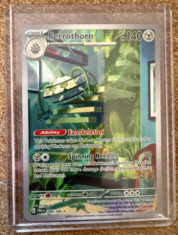 Ferrothorn 209/182 Pokemon SV04: Paradox Rift Holo Illustration Rare - Image 1
