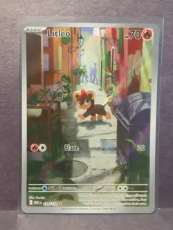 2025 POKEMON MEG EN-MEGA EVOLUTION 139 LITLEO ILLUSTRATION RARE - Image 1