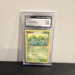 Pokemon TCG Bulbasaur 12/17 POP Series 2 CGC 10 Regular English 2005 - Image 3