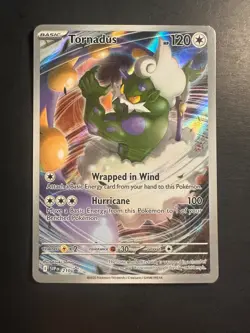 2025 Pokemon Scarlet Violet black Star promo Tornadus illustration Full Art 002 - Image 1