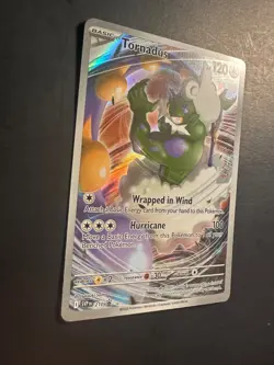 2025 Pokemon Scarlet Violet black Star promo Tornadus illustration Full Art 002 - Image 2