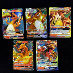 Lots 5 Charizard Set Pokemon TCG S-Chinese Charizard Vmax V GX Card Holo RRR RR - Image 1