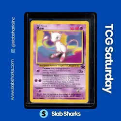 1999 POKEMON WIZARDS BLACK STAR PROMO POKEMON LEAGUE #8 MEW - Image 1