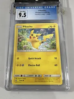 Pikachu Pokemon 2019 hidden fates 19/68 cgc 9.5 - Image 1