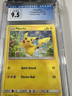 Pikachu Pokemon 2019 hidden fates 19/68 cgc 9.5 - Image 4