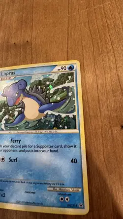 Pokemon TCG Lapras HGSS14 Holo w/ Swirl Promo HeartGold SoulSilver 2010 - Image 4