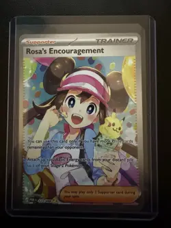 Rosa’s Encouragement 123/088 Perfect Order Special Illustration Rare Pokemon TCG - Image 1