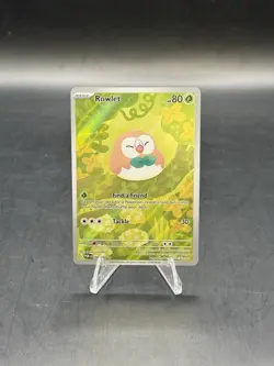 Pokemon Rowlet 90/88 Illustration Rare Perfect Order NM/Mint Full Art ME03 - Image 1