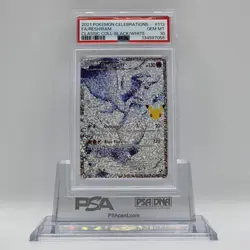 2021 Pokemon Celebrations Classic Coll Black/White #113 Full Art Reshiram PSA 10 - Image 1