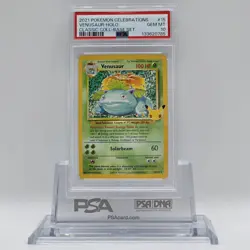 2021 Pokemon Celebrations Classic Coll Base Set #15 Venusaur Holo PSA 10 - Image 1