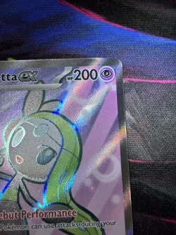 Pokemon TCG Meloetta EX Sv: Black Bolt Ultra Rare Holo 159/086 Basic 2023 - Image 4