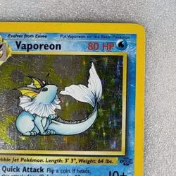 Vaporeon 12/64 MP/HP WoTC Jungle Unlimited Holo Rare Pokemon TCG - Image 4