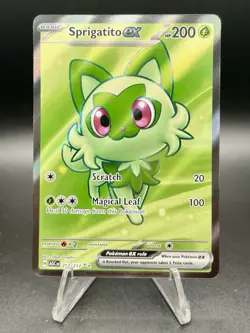 Pokemon TCG Sprigatito EX 251/217 Full Art Ultra Rare Holo Ascended Heroes - Image 1