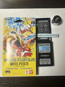 2x HEAVY🔥OP-15 Sleeved Packs 37.32-37.31g One Piece Booster Lot - Image 1