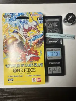 2x HEAVY🔥OP-15 Sleeved Packs 37.32-37.31g One Piece Booster Lot - Image 2