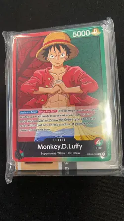 One Piece TCG Factory Sealed Monkey D. Luffy Demo Deck Brand New - Image 1