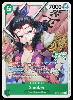 Smoker (Zoro Deck) OP10-030 Learn Together Deck Set One Piece Near Mint - Image 1