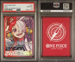 Uta Leader Alt Art OP06-001 PSA 10 - One Piece Wings of the Captain 2024 English - Image 3