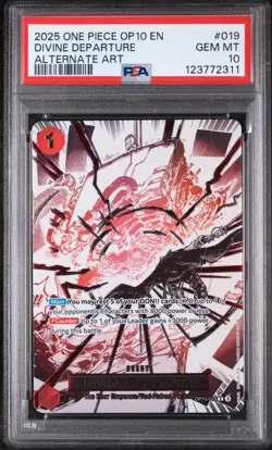 Divine Departure PSA 10 Event Manga Alt - One Piece OP10-019 Royal Blood English - Image 1