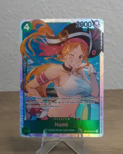 Nami OP14-031 (SR) The Azure Sea’s Seven One Piece TCG English Super Rare Mint - Image 1