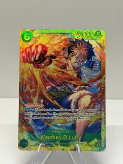 Monkey.D.Luffy OP13-118 Carrying on His Will Secret Rare Foil Double Attack - Image 1