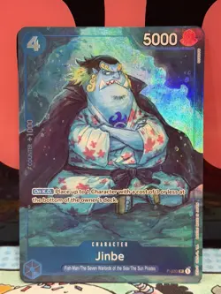 One Piece - Jinbe - P-030 - (Bandai Fest - Textured Promo) - Image 1