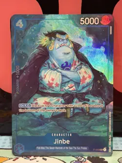 One Piece - Jinbe - P-030 - (Bandai Fest - Textured Promo) - Image 3