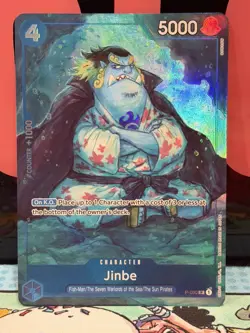One Piece - Jinbe - P-030 - (Bandai Fest - Textured Promo) - Image 4