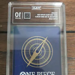 One Piece Shanks OP09-004 Super Rare Foil TAG 10 Emperors in the New World Rush - Image 2