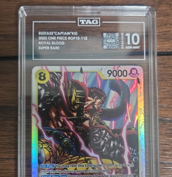 Eustass 'Captain' Kid One Piece CCG Royal Blood Super Rare TAG 10 2025 - Image 1
