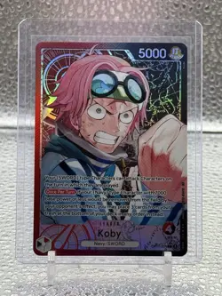 One Piece Koby Leader Alt Art Op11-001 NM - Image 1