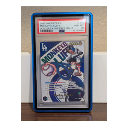 Monkey.D.Luffy (EB02-010) Dodgers x One Piece Night Leader Foil PSA 10 - Image 1