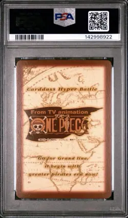 PSA 10 One Piece Carddass Hyper Battle Nami C370 Grand box 4 Japanese 2001 - Image 2