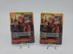 Silvers Rayleigh SEC OP08-118 Two Legends One Piece TCG (Reprint) Two Legends 2x - Image 1