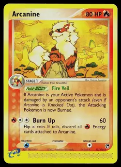 Pokemon Card - Arcanine Sandstorm 15/100 Rare - Image 1