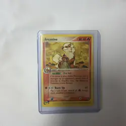 Pokemon Arcanine EX Sandstorm Trading Card 15/100 Regular Rare - Image 1