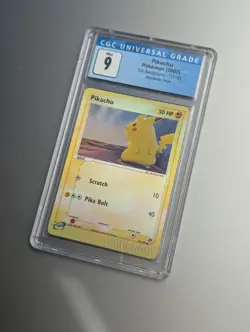 CGC 9 MINT Pikachu 2003 EX Sandstorm 72/100 Reverse Holo Pokemon Card - Image 1