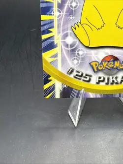 Pikachu 1999 Topps Pokemon TV Series 1 Black Label Card NM MINT - Image 5