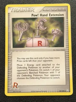 Pow! Hand Extension 85/109 Non Holo Team Rocket Returns - Pokemon Card - NM - Image 1