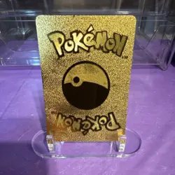 Pokemon Yu-Gi-Oh cross Obelisk the Tormentor GX Gold Foil Card - Image 2